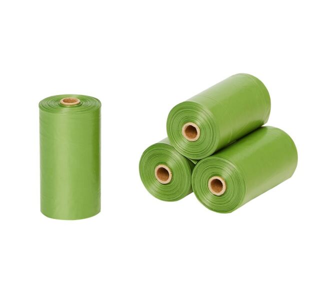 マナー袋　詰め替え用　4ロール（60枚入り）／ラベンダー