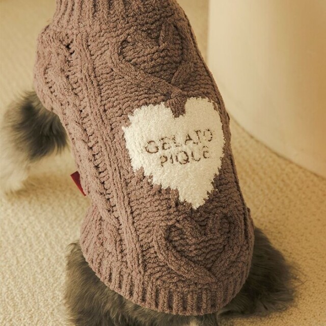 gelato pique ハートアランハイネックプルオーバー Pets-first ONLINESTORE
