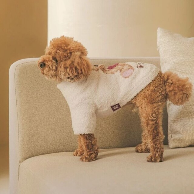 gelato pique ハートベアジャガードハイネックプルオーバー Pets-first