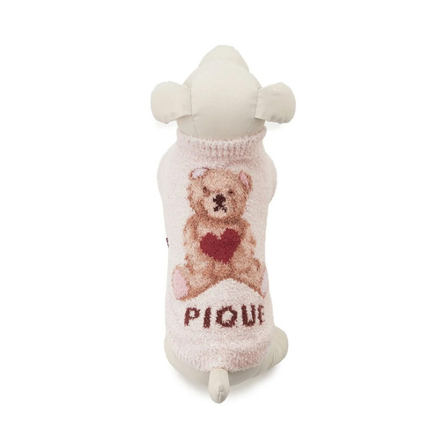 gelato pique ハートベアジャガードハイネックプルオーバー Pets-first