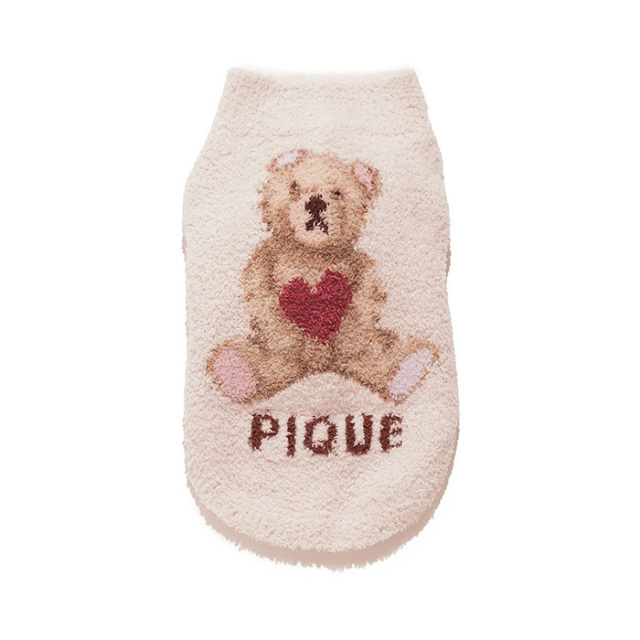 gelato pique ハートベアジャガードハイネックプルオーバー Pets-first
