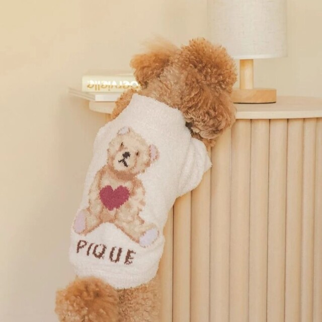 gelato pique ハートベアジャガードハイネックプルオーバー Pets-first