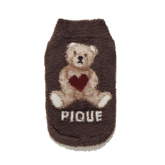 gelato pique ハートベアジャガードハイネックプルオーバー Pets-first