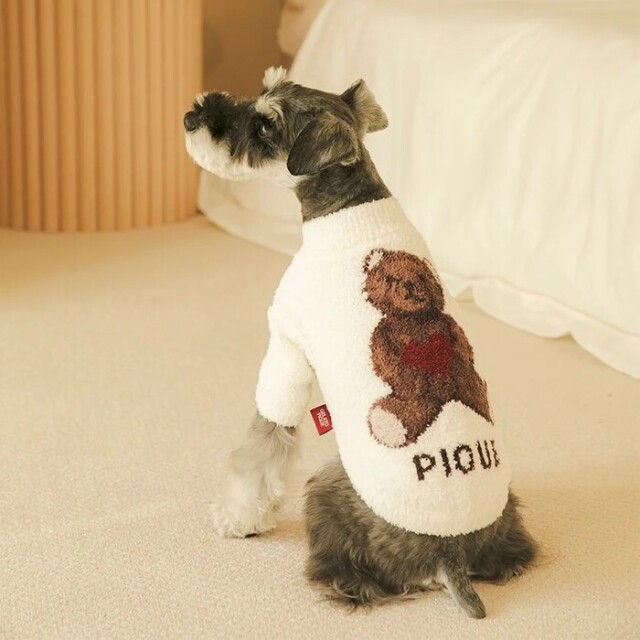 gelato pique ハートベアジャガードハイネックプルオーバー Pets-first