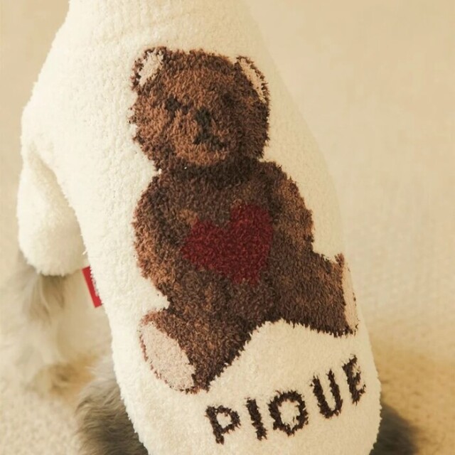gelato pique 黒ねこビッグパーカー gelato pique ジェラート耳付きビッグパーカー オフホワイト -靴