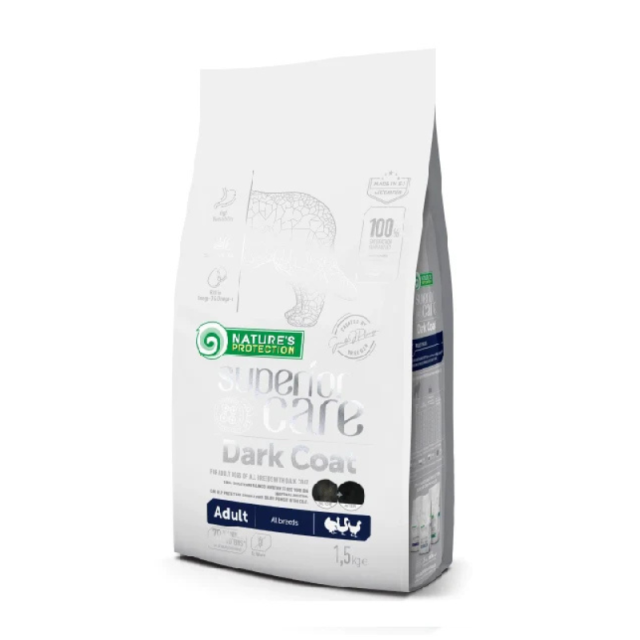 【NATURE’S PROTECTION】ダークコート　1.5kg【黒い被毛の成犬用】