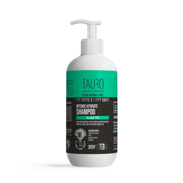 TAURO  PRO LINE  ホワイト保湿シャンプー（白い被毛の犬猫用） 400ml