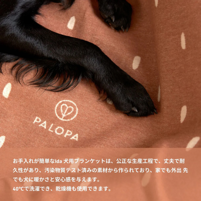 【PALOPA】Dog Blanket Ida　（ドッグブランケット）