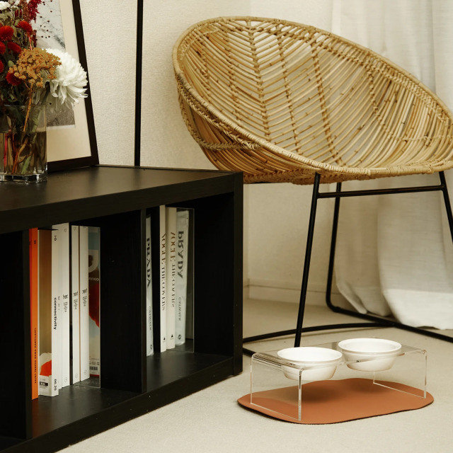 CITY DOG_アクリルフードスタンド