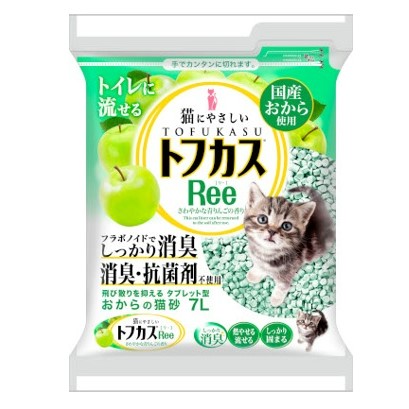 猫砂トフカスＲｅｅ（リー）　7Ｌ ※1注文につきお一つ限り