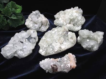 クラスターセット アポフィライト スティルバイト ヒューランダイト クラスター 詰め合わせ