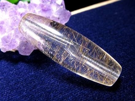マニハール クォーツ 天珠型 ビーズ石 ヒマラヤ山脈 水晶 御守り