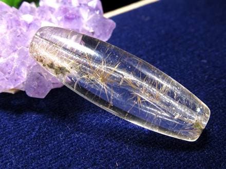 マニハール クォーツ 天珠型 ビーズ石 ヒマラヤ山脈 水晶 御守り