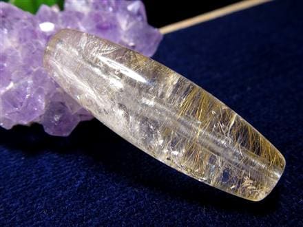 マニハール クォーツ 天珠型 ビーズ石 ヒマラヤ山脈 水晶 御守り