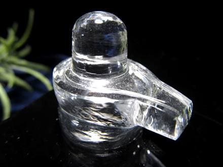 マニカランクォーツ シバリンガム ヨニ 水晶 マニカラン産 ヒマラヤ シヴァ神