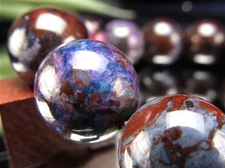 スギライト 杉石 ブレスレット 三大ヒーリングストーン リクトライト