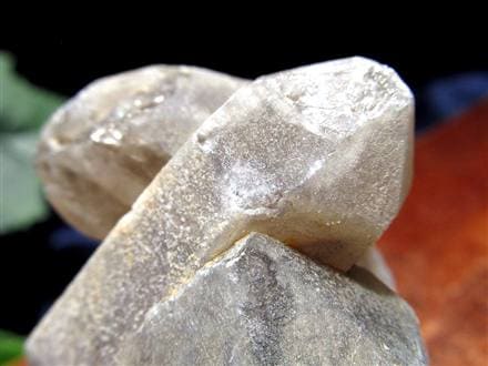 オレンジリバー水晶 スモーキークォーツ 煙水晶 原石 クラスター