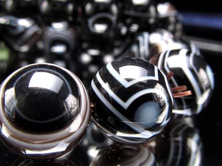 天眼瑪瑙 メノウ アイアゲート 天眼石 ブレスレット