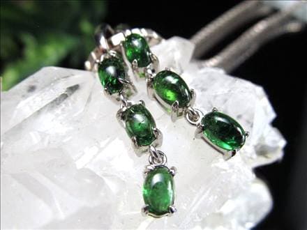 クロムダイオプサイト ペンダントトップ ネックレス アクセサリー Silver925