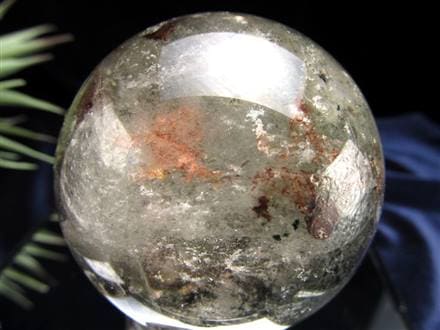 龍神ガーデンクォーツ 庭園水晶 丸玉 置物 ガーデンクォーツ ファントム