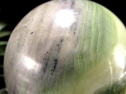 インフィナイト サーペンティン 蛇紋石 丸玉 置物 南アフリカ