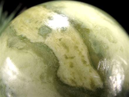 インフィナイト サーペンティン 蛇紋石 丸玉 置物 南アフリカ