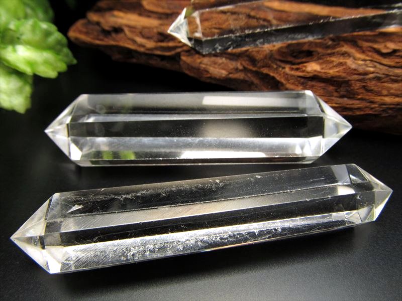 ★良質！希少なダブルポイント結晶★浄化力の強いヒマラヤ産★デンバー展示会商品★透明！ヒマラヤ水晶ダブルポイント★約13-16g★結晶サイズ約50mm-70mm★