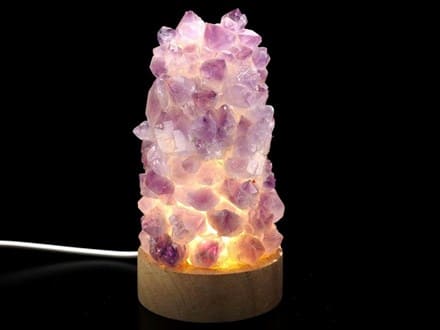 ベットサイドライト アメジスト USB ヒーリング 癒し