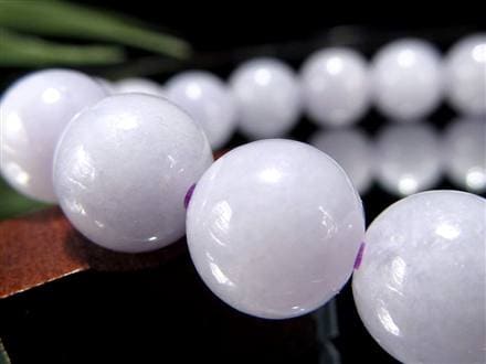 A貨翡翠 翡翠 ブレスレット ジェイド ラベンダー翡翠