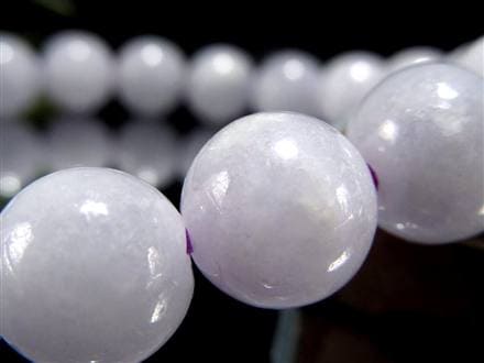 A貨翡翠 翡翠 ブレスレット ジェイド ラベンダー翡翠