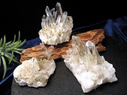 四川産 水晶 クラスター ポイント 針状水晶