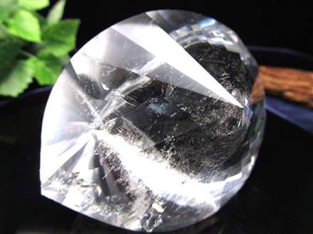 天然水晶 ツイストファセットカット クリスタル レムリアンシードクリスタル