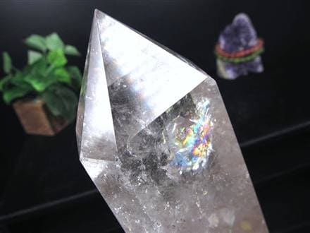 水晶 ポイント 置物 原石 クリスタル
