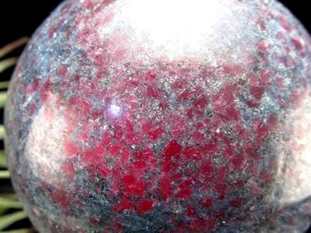 ルビーインカイヤナイト 丸玉 スフィア ルビーカイヤナイト 