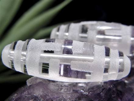 天珠 水晶 クリスタル天珠 水晶天珠