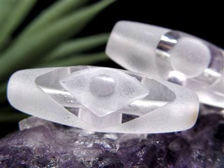 天珠 水晶 クリスタル天珠 水晶天珠
