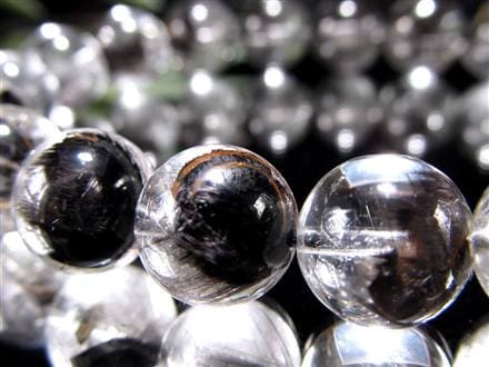 プラチナルチルクォーツ ブレスレット プラチナルチル ルチルレイテッドクォーツ ブルッカイト