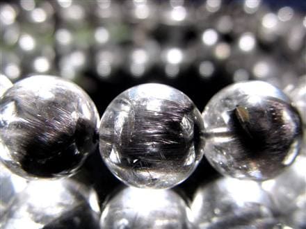 プラチナルチルクォーツ ブレスレット プラチナルチル ルチルレイテッドクォーツ ブルッカイト