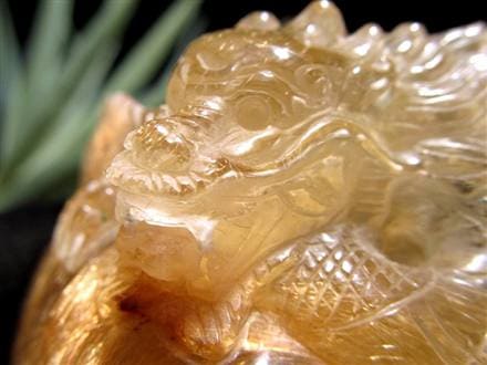龍 ゴールドルチル 彫刻置物 2024年の干支