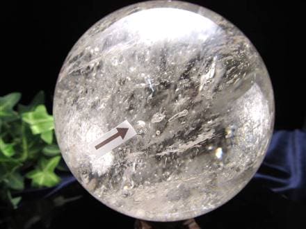 水入り水晶 丸玉 水晶 クォーツ 天然石