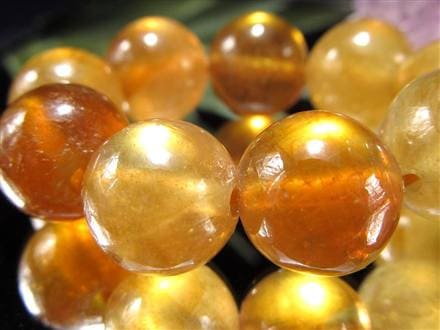 プクラジストーン イエローサファイア サファイア 誕生石 ブレスレット