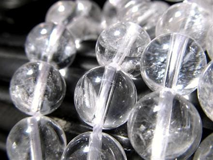 サインジ ヒマラヤ 水晶 クォーツ クリスタル 本水晶 ビーズ連 連材