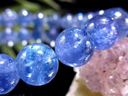 タンザナイト ブレスレット 誕生石 ブルーゾイサイト 宝石