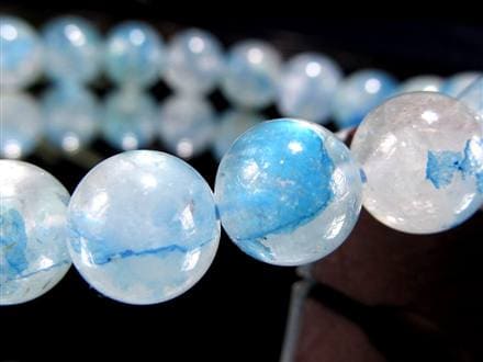 アズライト クォーツ 藍銅鉱 マラカイト ブレスレット 天然石