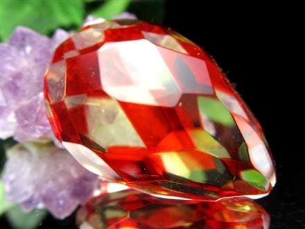 アンバー 琥珀 カボション タンブル ルビーレッドアンバー