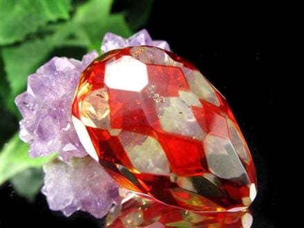 アンバー 琥珀 カボション タンブル ルビーレッドアンバー