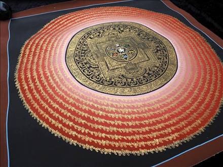 曼荼羅 マンダラ タンカ 仏画 チベット仏教曼荼羅 マンダラ タンカ 仏画 チベット仏教