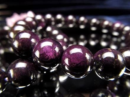 パープライト ヘテロサイト ブレスレット 紫石 紫鉱