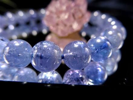 タンザナイト ブレスレット 12月の誕生石 ブルーゾイサイト 天然石