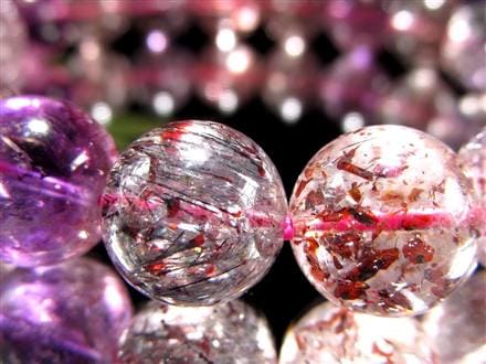 スーパーセブン ブレスレット ゲーサイト インクルージョン レピドクロサイト